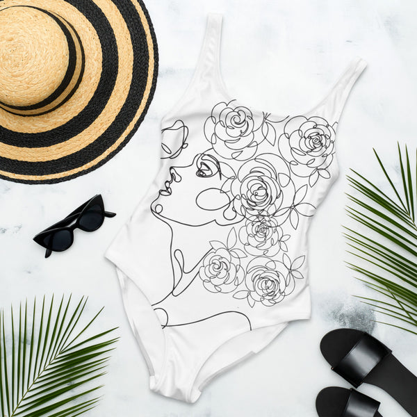 Abstract Beauty One-Piece Swimsuit