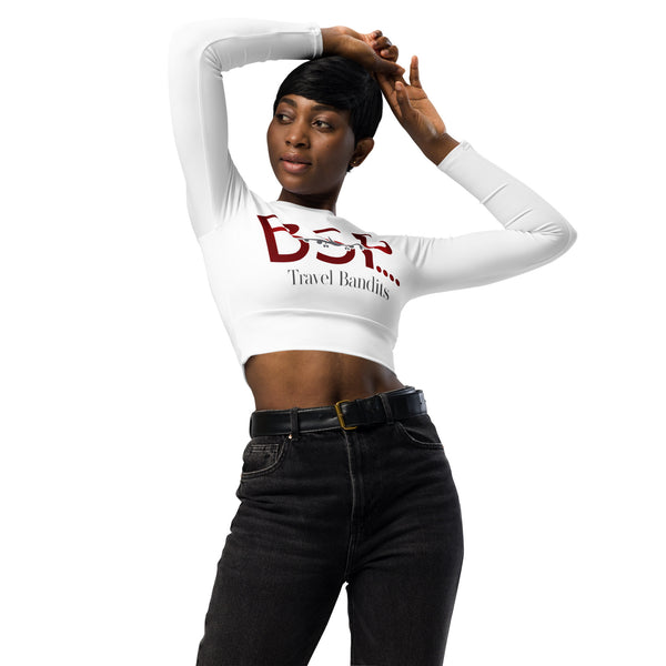 BSP long-sleeve crop top