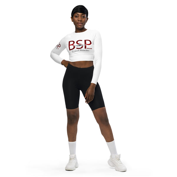 BSP long-sleeve crop top