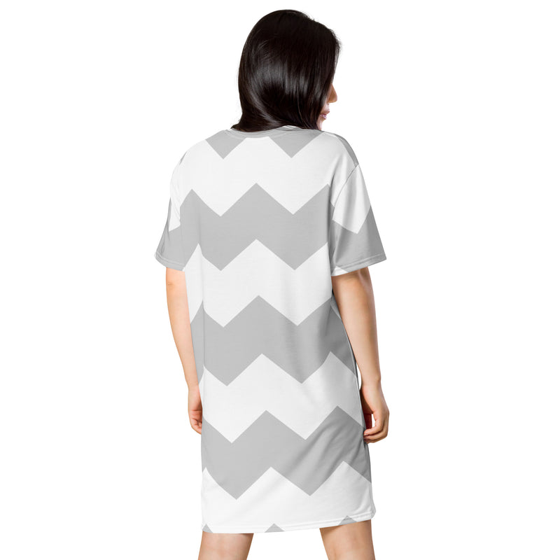 Abstract Woman T-shirt dress