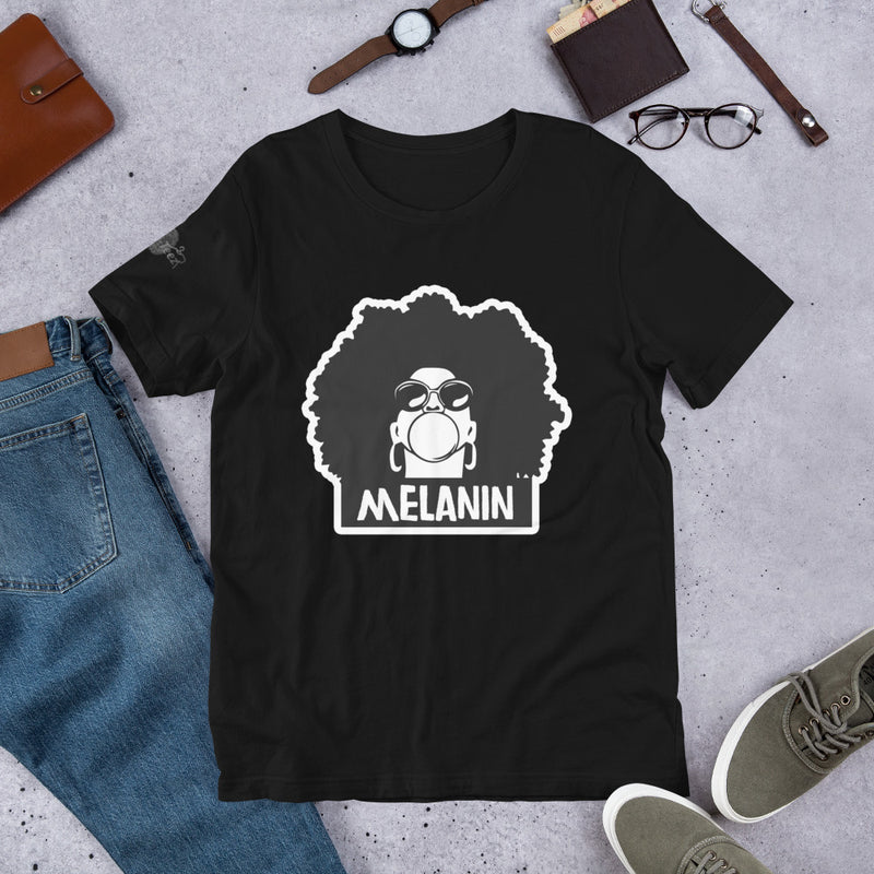 Melanin- Short-Sleeve Unisex T-Shirt