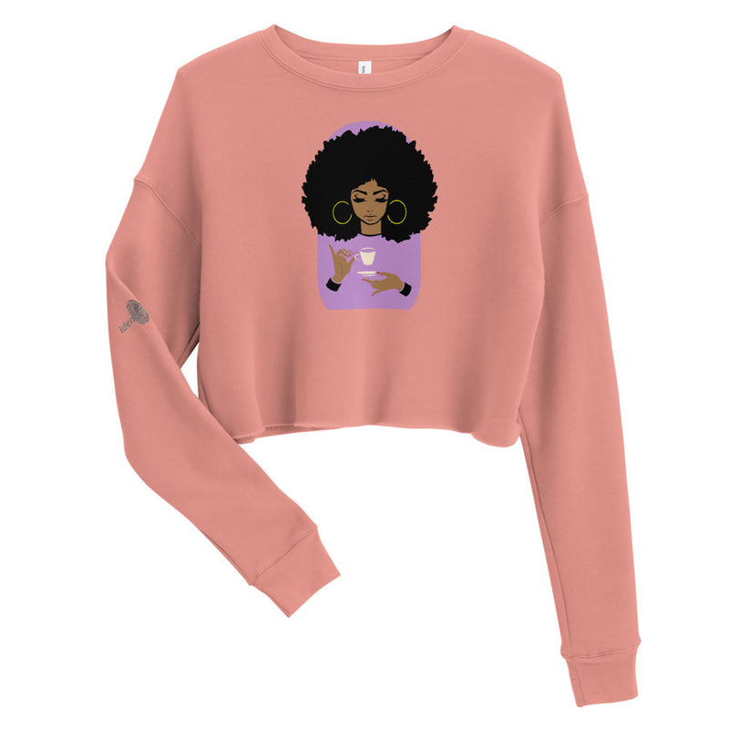 Sips Tea - Crop Sweatshirt