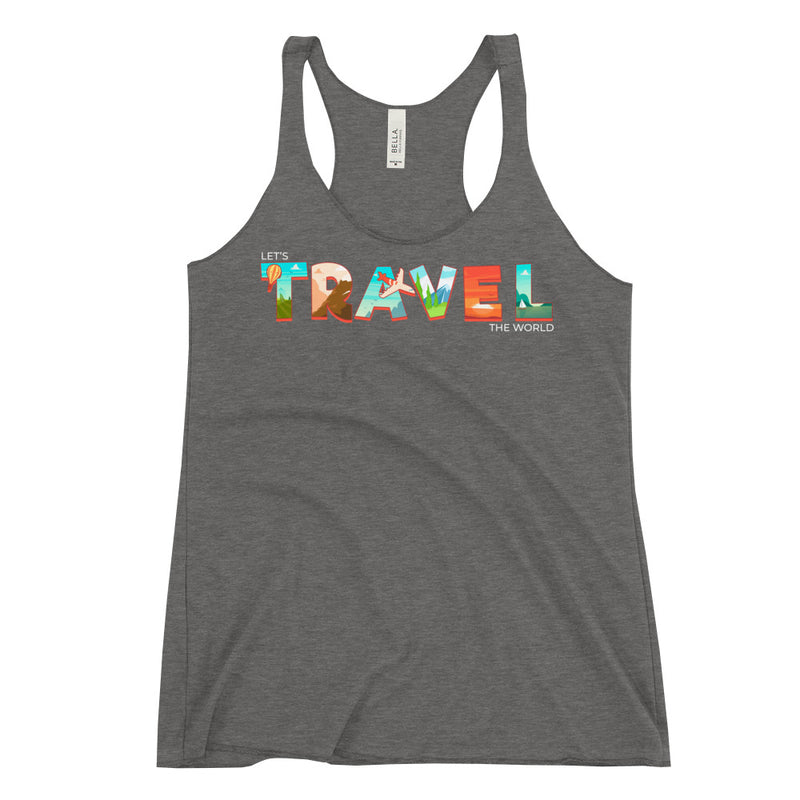 Travel Graphics Women's Racerback Tank